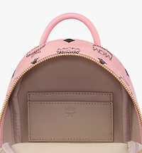 Stark Bebe Boo Side Studs Backpack in Visetos