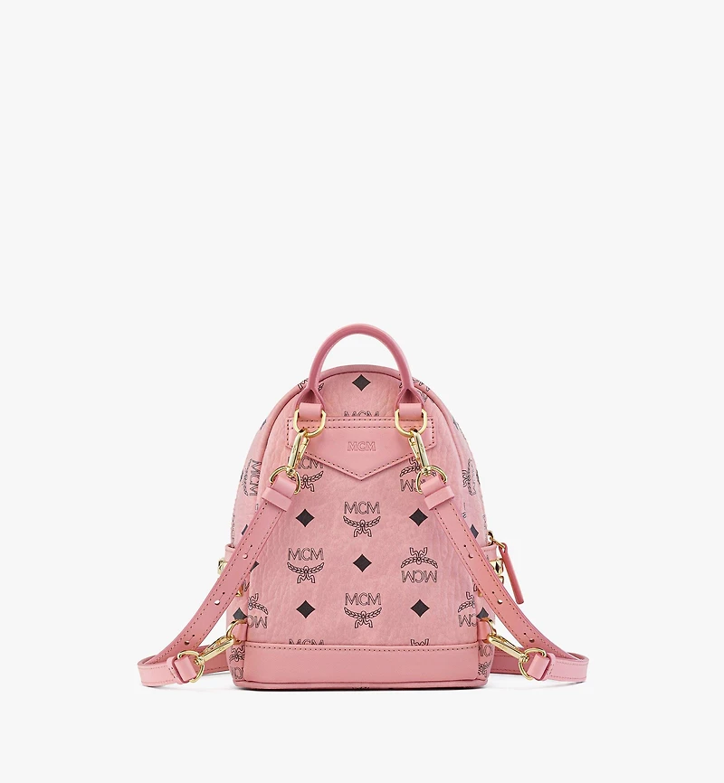 Stark Bebe Boo Side Studs Backpack in Visetos