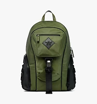 Aren Backpack in ECONYL® and Monogram Print Leather