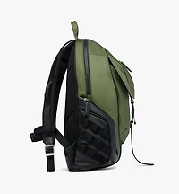 Aren Backpack in ECONYL® and Monogram Print Leather