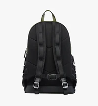 Aren Backpack in ECONYL® and Monogram Print Leather