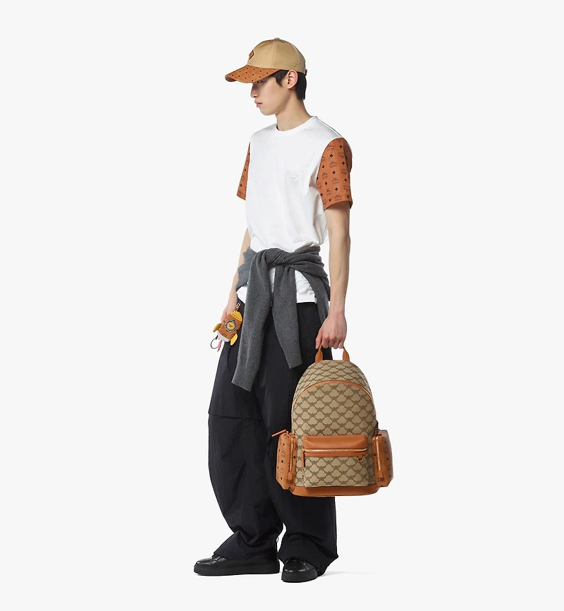 Stark Backpack in Lauretos Monogram Jacquard