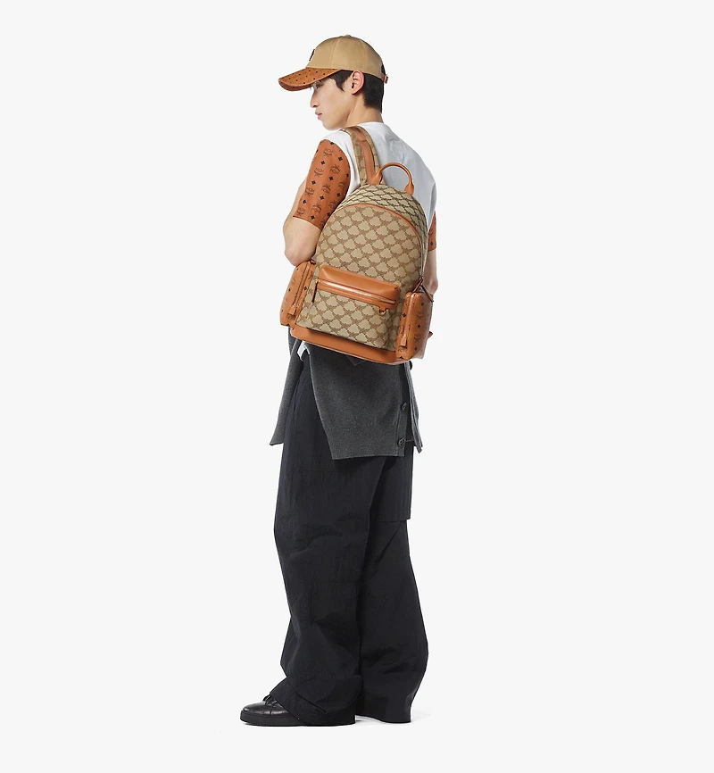 Stark Backpack in Lauretos Monogram Jacquard