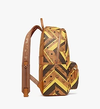 Studded Stark Backpack in Mega Herringbone Visetos