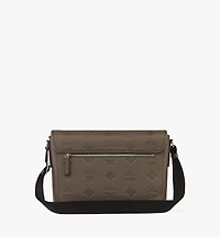 Aren Messenger in Maxi Monogram Leather