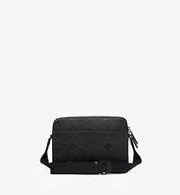Aren Messenger Bag in Maxi Monogram Leather