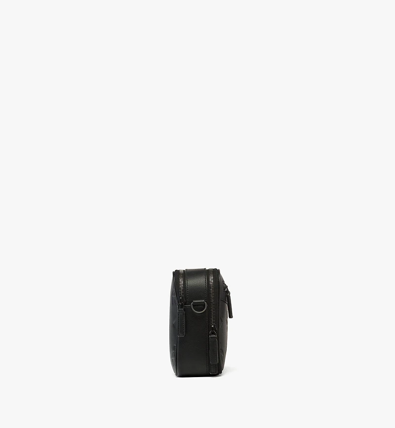 Diamond Camera Bag in Maxi Monogram Leather