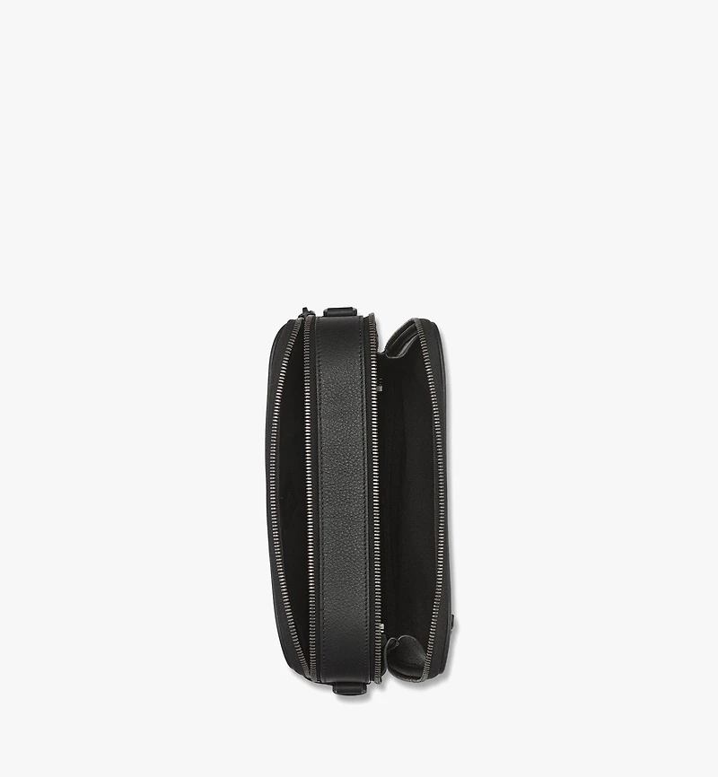 Diamond Camera Bag in Maxi Monogram Leather