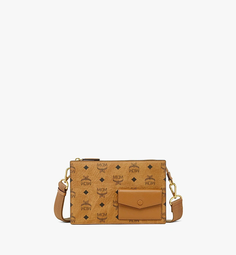 Aren Standing Crossbody Pouch in Visetos