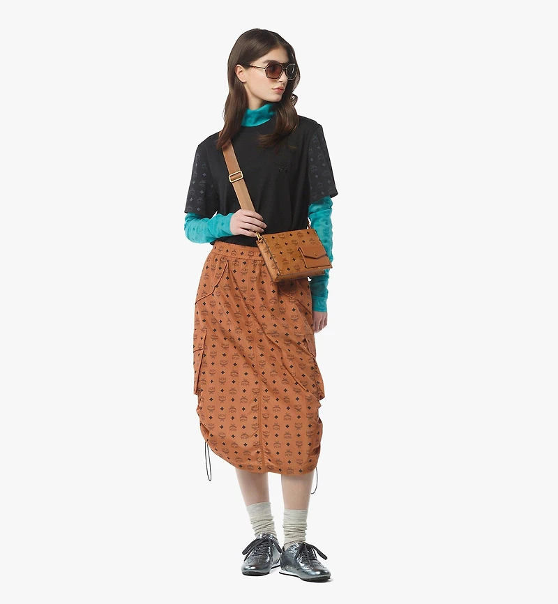 Aren Standing Crossbody Pouch in Visetos