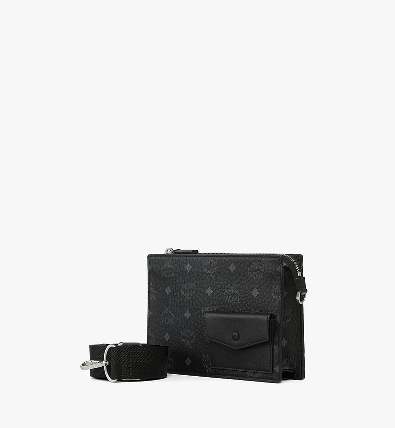 Aren Standing Crossbody Pouch in Visetos