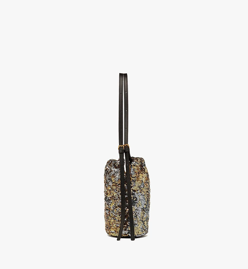 Himmel Sequin Drawstring Bag
