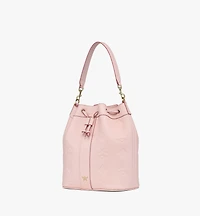 Dessau Drawstring Bag in Maxi Monogram Leather