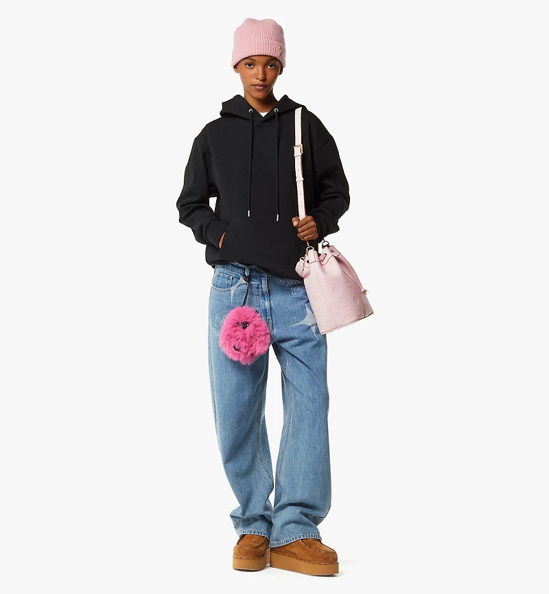 Dessau Drawstring Bag in Maxi Monogram Leather