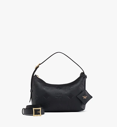 Aren Hobo Maxi Monogram Leather