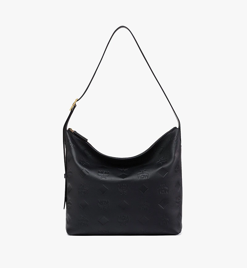 Aren Hobo Maxi Monogram Leather