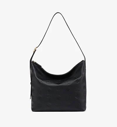 Aren Hobo Maxi Monogram Leather