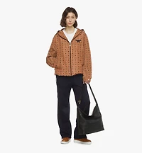 Aren Hobo Maxi Monogram Leather