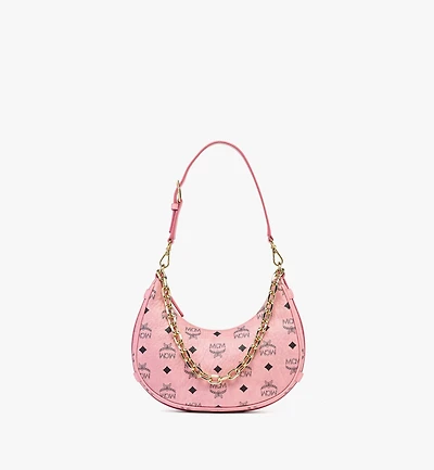 Aren Crescent Hobo Bag in Visetos