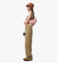 Aren Crescent Hobo Bag in Visetos