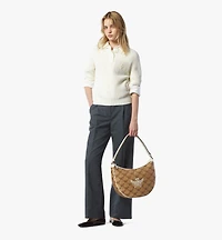 Himmel Ascending Moon Hobo in Lauretos Raffia Jacquard