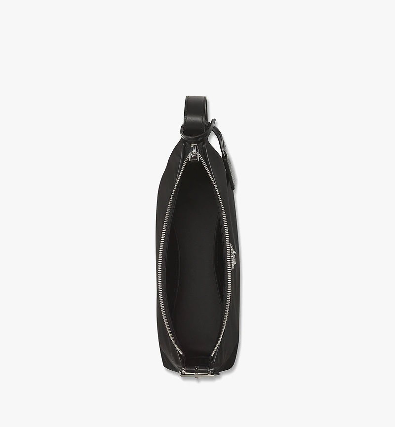 Aren Hobo in Recycled Nylon and Monogram Print Leather