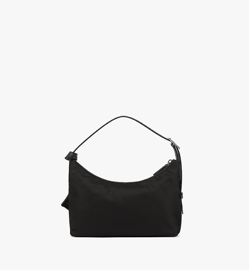 Aren Hobo in Recycled Nylon and Monogram Print Leather