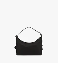 Aren Hobo in Recycled Nylon and Monogram Print Leather