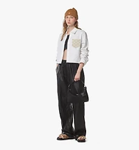 Aren Hobo in Recycled Nylon and Monogram Print Leather