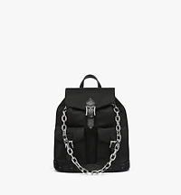 Aren Drawstring Backpack in ECONYL® and Leather