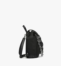 Aren Drawstring Backpack in ECONYL® and Leather