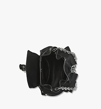 Aren Drawstring Backpack in ECONYL® and Leather