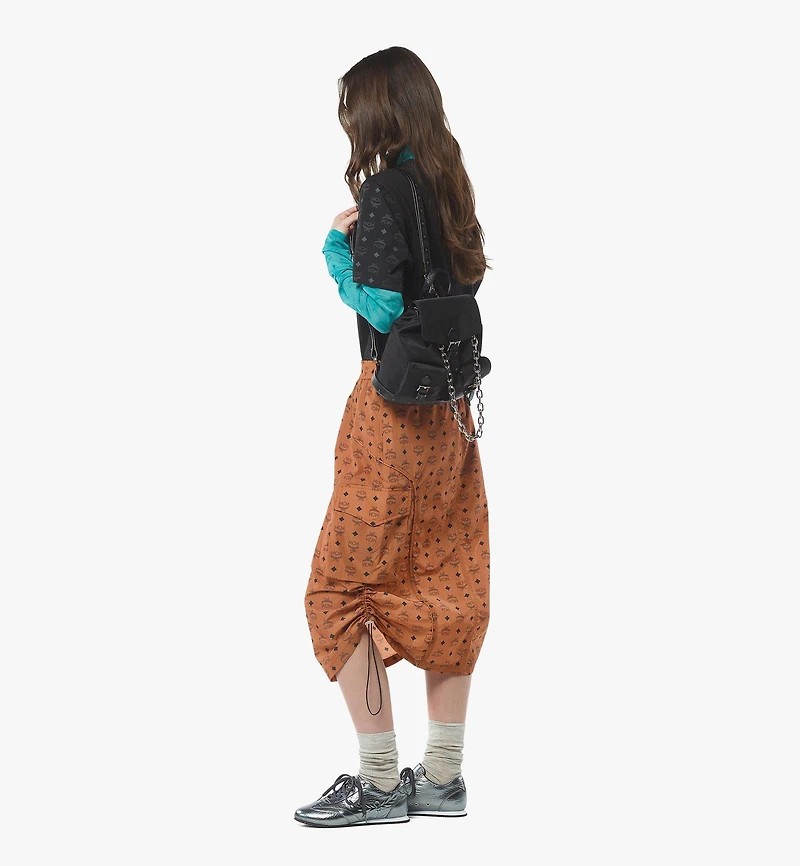 Aren Drawstring Backpack in ECONYL® and Leather