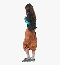 Aren Drawstring Backpack in ECONYL® and Leather