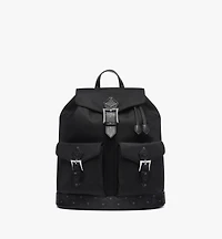 Aren Drawstring Backpack in ECONYL® and Leather