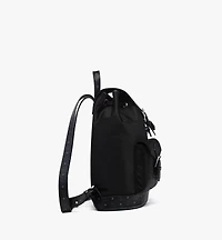 Aren Drawstring Backpack in ECONYL® and Leather