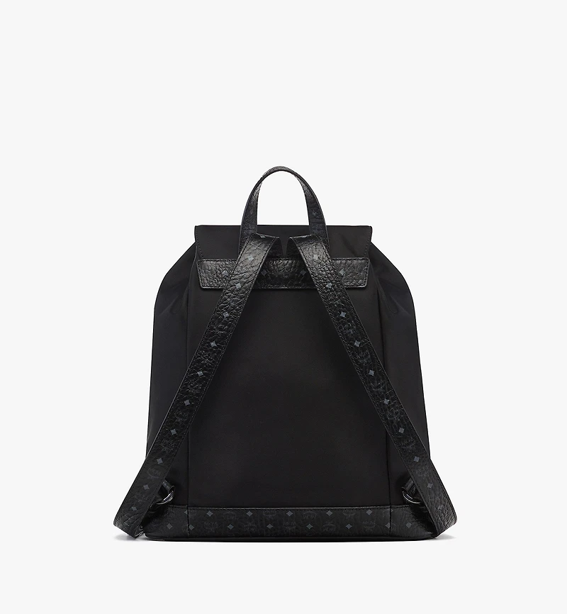 Aren Drawstring Backpack in ECONYL® and Leather