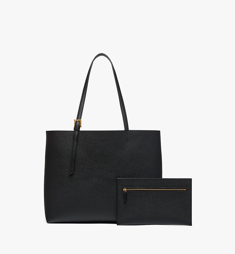 Himmel Shopper in Embossed Logo Leather