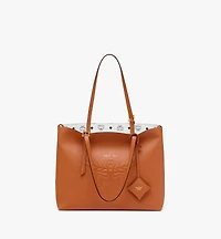 Himmel Shopper Embossed Logo Leather