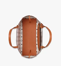 Himmel Shopper Embossed Logo Leather