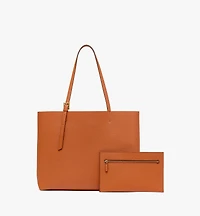 Himmel Shopper Embossed Logo Leather