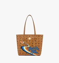 Toni Top-Zip Shopper in Rocket Visetos