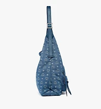 Aren Multi-Shopper in Monogram Denim Jacquard