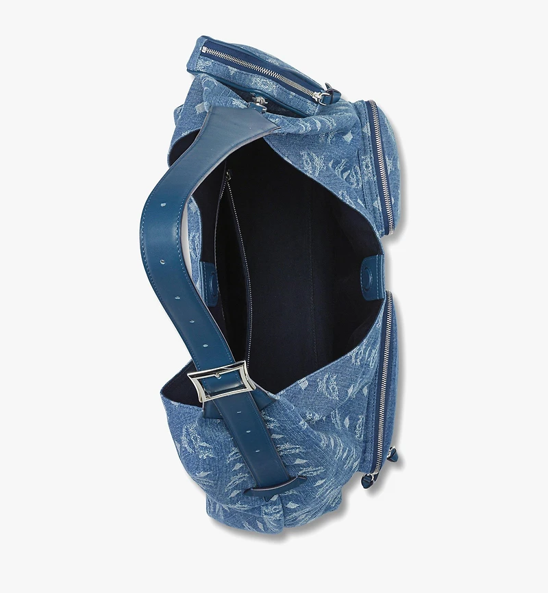 Aren Multi-Shopper in Monogram Denim Jacquard