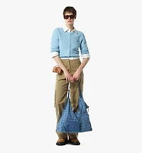 Aren Multi-Shopper in Monogram Denim Jacquard