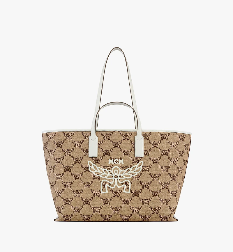 Himmel Shopper in Lauretos Raffia Jacquard