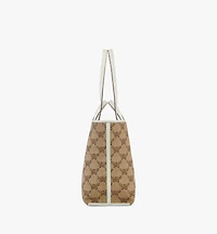 Himmel Shopper in Lauretos Raffia Jacquard