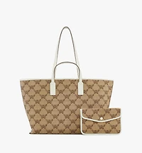 Himmel Shopper in Lauretos Raffia Jacquard