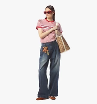 Himmel Shopper in Lauretos Raffia Jacquard