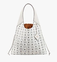Aren Shopper in Monogram Print Leather